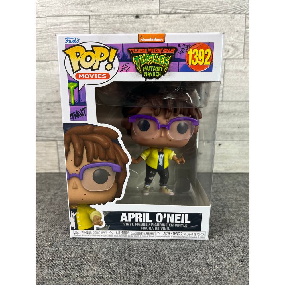 NEW FUNKO Pop Teenage Mutant Ninja Turtles April O’Neil Figure #1392 in BOX